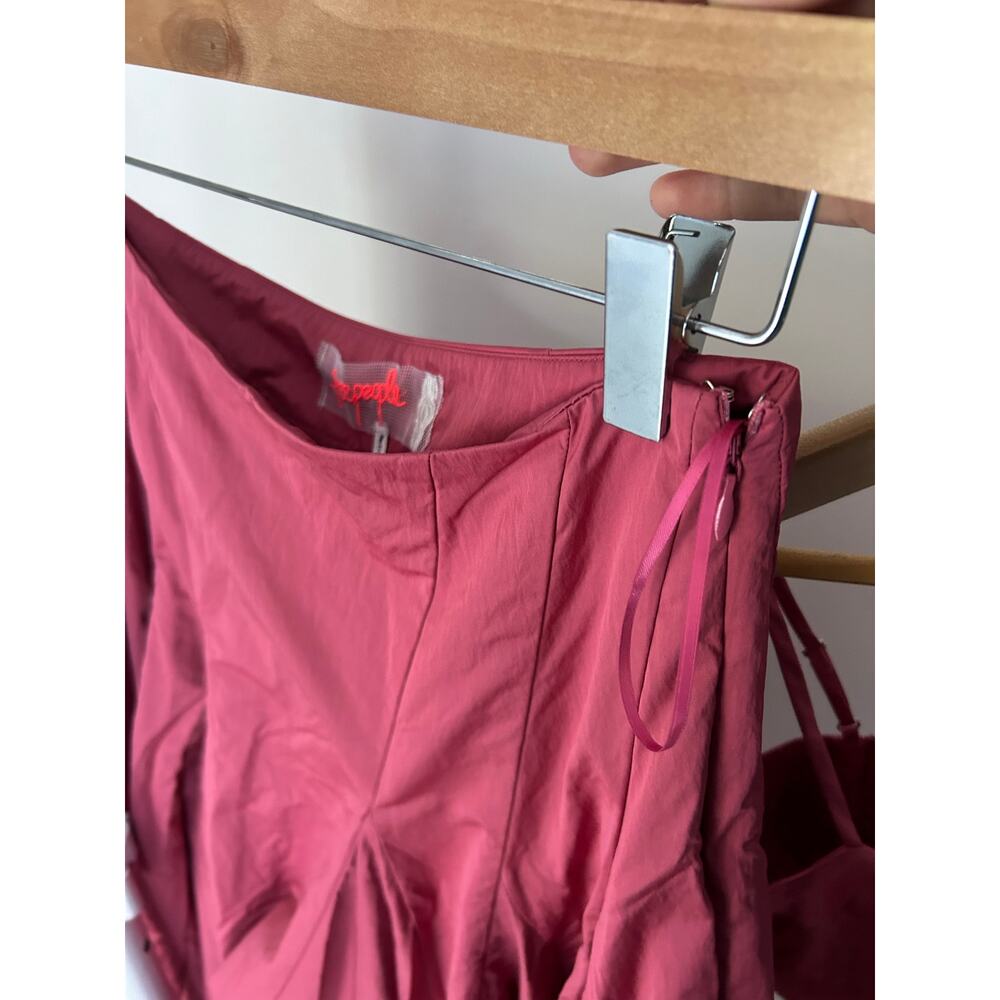 NWT Free People Mya 2 Piece Fushia Set Size 4 - Picture 5 of 8